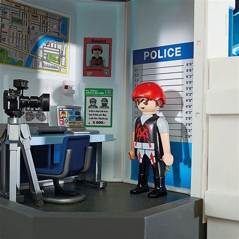 PLAYMOBIL CITY ACTION Polizei Polizeiauto Polizeiwache Polizist