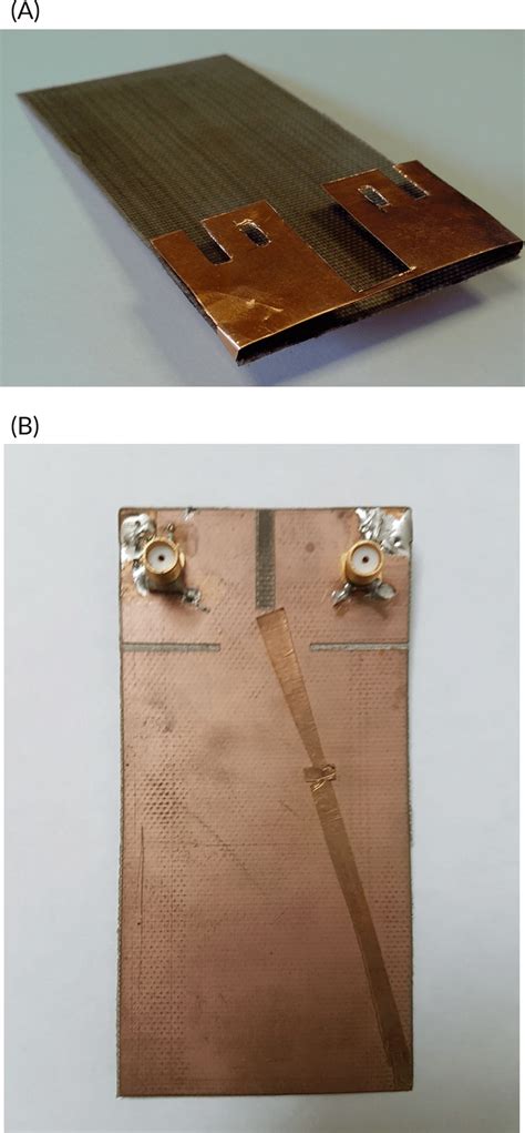 Fabricated Prototype Of The Mimo Antenna For Measurements A D View