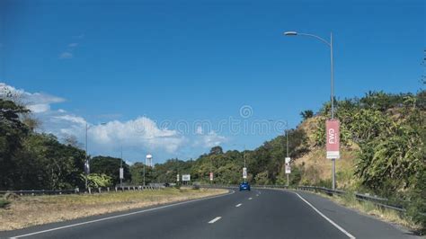 Muntinlupa Metro Manila Philippines Driving Along Mcx Muntinlupa