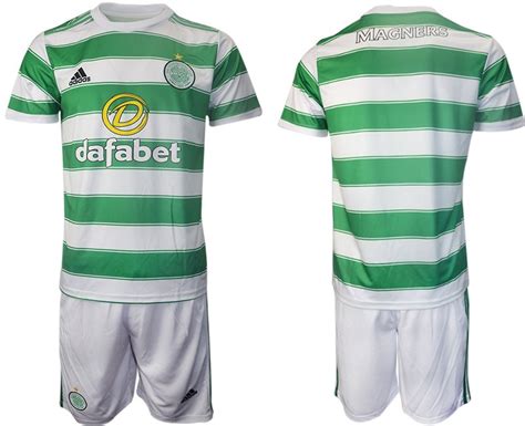 Celtic Fc Home Jersey 20212022 White Green Shirt