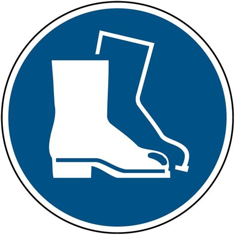 Brady Polypropylene ISO Safety Sign Wear Safety Footwear 400 Mm Dia