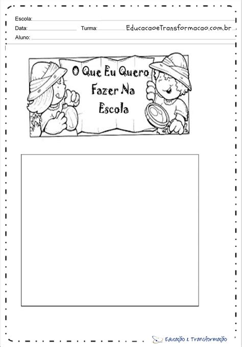 Atividades Para Primeiro Dia De Aula Educação Infantil 4 Anos