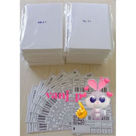 Waybill Thermal Sticker Paper A Pcs Pcs Mmx Mm