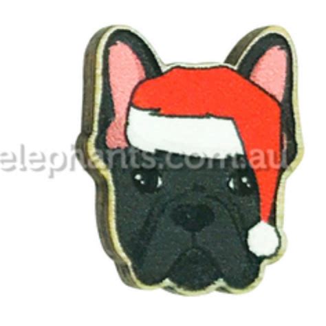 Christmas Black Frenchie - $7.00 - The Essential Candle Co.