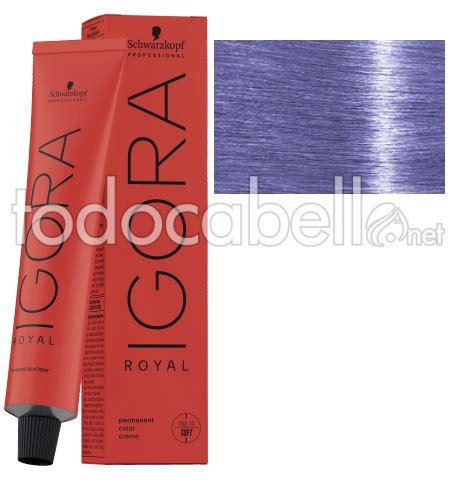 Schwarzkopf Tinte Igora Royal 9 5 29 Matizador Pastel Lavanda 60g