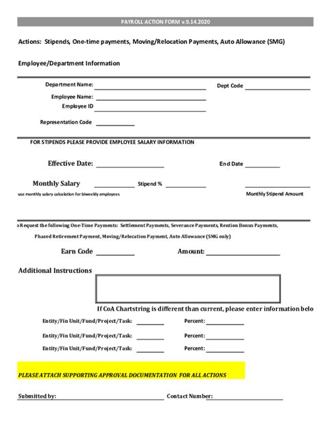 Fillable Online Ucop Payroll Action Form Fax Email Print Pdffiller