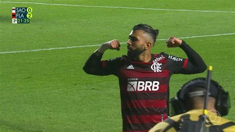 Vídeo Melhores momentos São Paulo 1 x 3 Flamengo pela semifinal da