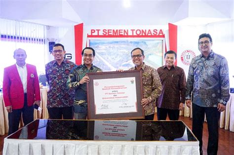 Targetkan Jadi Pusat Industri Dan Riset Semen Tonasa Dan Unhas Perkuat