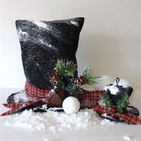 Christmas Tree Topper Snowman Top Hat Snowmen Frosty Snow - Etsy