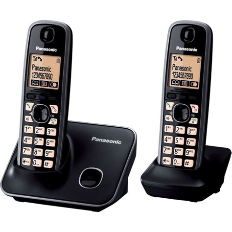 Panasonic KX T3712 2 4GHz Digital Cordless Phone With 2 Handsets Phone