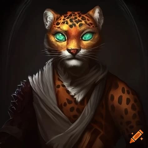 Image Of A Female Mountain Lion Tabaxi Archer On Craiyon