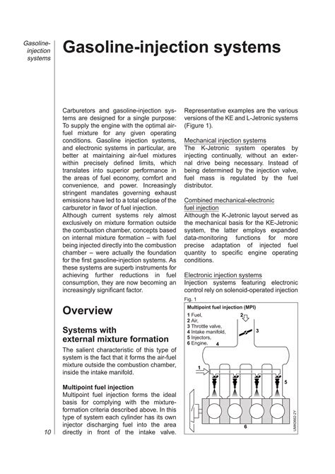 Bosch K Jetronic Fuel Injection Manual | PDF