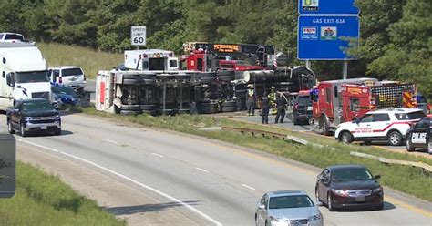 Police Tractor Trailer Driver Who Blocked I 85 Didnt Have Proper License