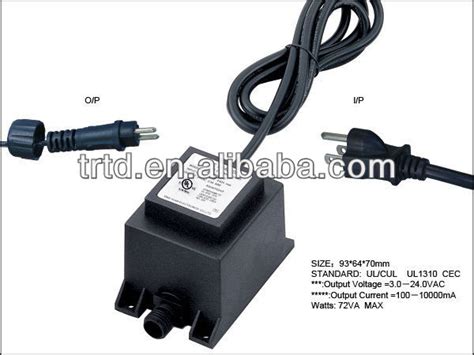 Vac Vac A W Ip Waterproof Transformer For Waterpump And