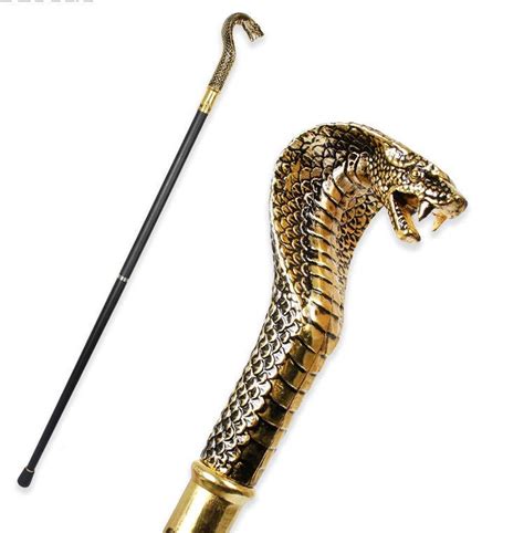 Cobra Head Luxury Walking Stick Canes Men Decorative Walking Etsy