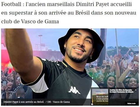 Chegada Festa De Payet Ao Vasco Gera Repercuss O Internacional