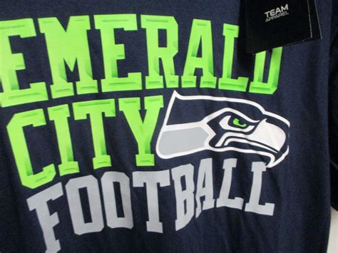 Nike Seattle Seahawks Emerald City Football Mens T Shirt Xl Nwt