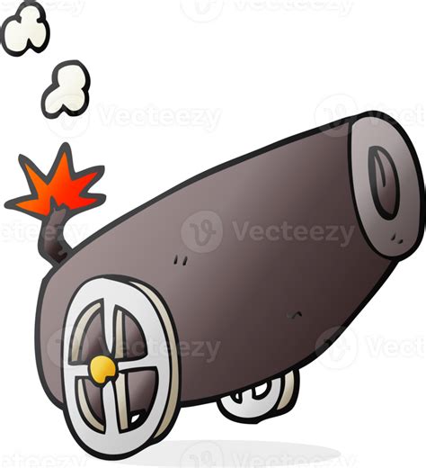 Hand Drawn Cartoon Cannon 42277369 Png