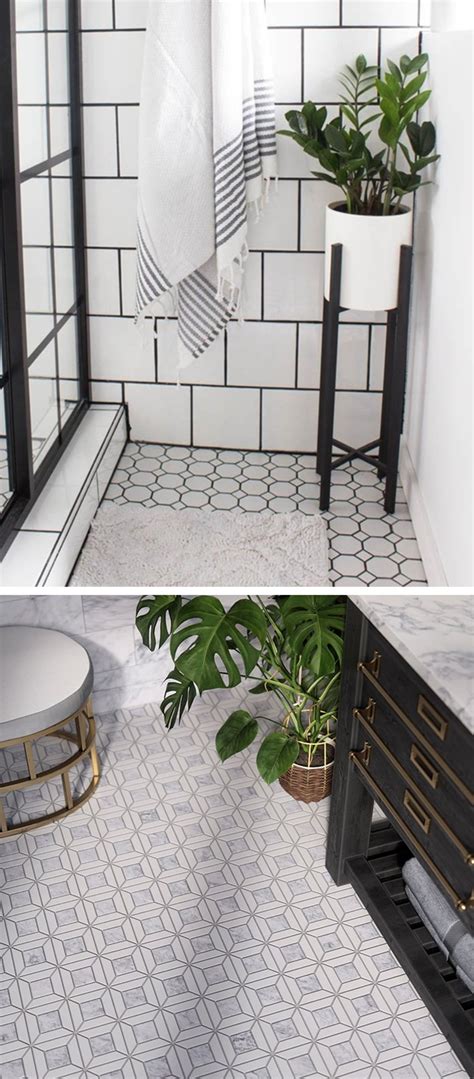 Go Green This Spring And Summer Octagon Tile Bathroom Octagon Tile