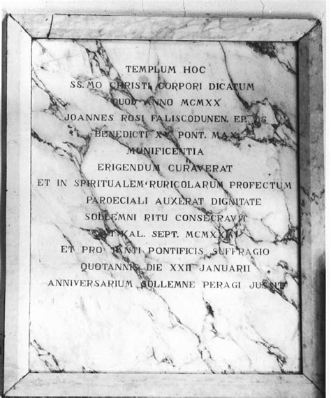 Lapide Commemorativa Ambito Laziale Sec Xx Lapide Commemorativ