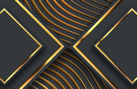 Black And Gold Abstract Geometric Background Vector Art At Vecteezy