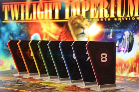 Twilight Imperium Strategy Card Stands 8PCS - Lucky Player shop