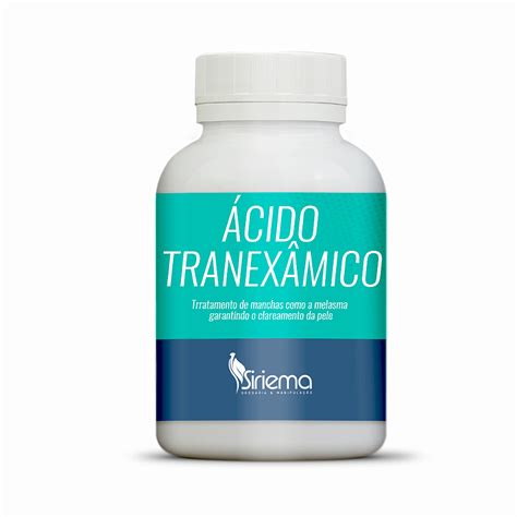 ácido Tranexâmico Comprimido Para Melasma RETOEDU