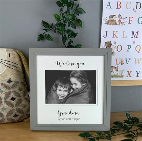 Grandma Photo Frame Personalised Grandmother Picture Frame - Etsy