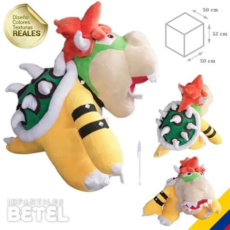 Peluche Mu Eco Rey Bowser Koopa Cm Archienemigo Mario Bros