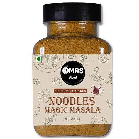 Omas Fresh Jain Indian Magic Masala 68gms No Onion No Garlic Masala