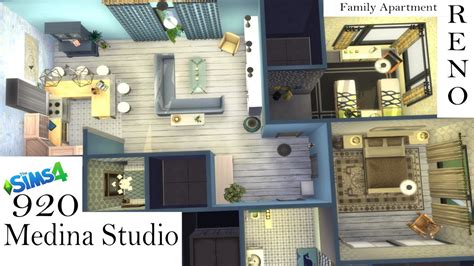 Sims 4 920 Medina Studios Apartment Renovation Sims 4 City Living