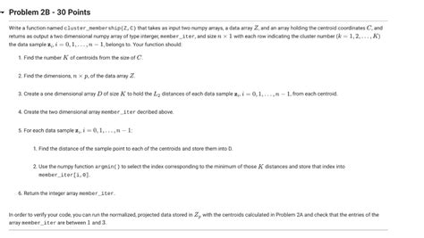 Solved Problem 2b 30 Points Write A Function Named