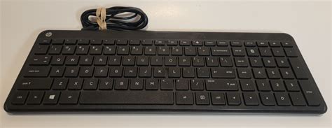 6016 Hp Wired Usb Keyboard Black Kbah21 Ebay