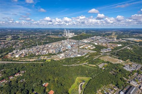 Gelsenkirchen Aus Der Vogelperspektive Raffinerie Werksgel Nde Des