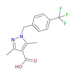 1 4 トリフルオロメチル ベンジル 3 5 ジメチル 1H ピラゾール 4 カルボン酸 製品情報 キシダ化学株式会社