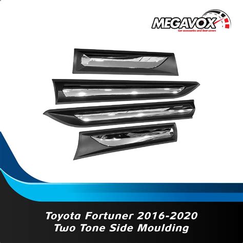 Toyota Fortuner 2016 2024 Two Tone Side Moulding Shopee Philippines