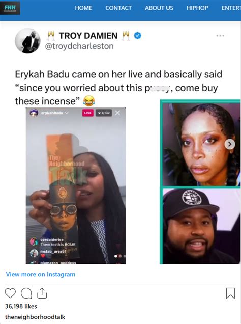 Akademiks Claps Back At Erykah Badu S Incense Diss Fhh