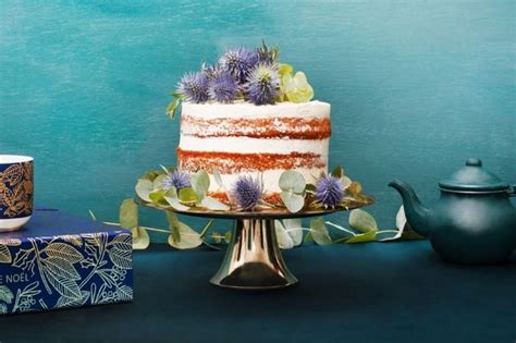 NAKED CAKE NATURE Buche de noel La thé box Maison de thé