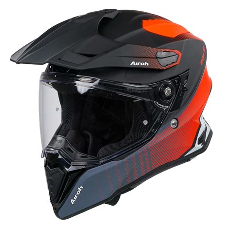 Airoh Commander Adventure Helmet Progress Orange Matt T Bikes