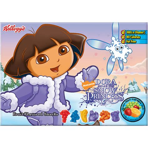 Kelloggs Dora The Explorer Fruit Flavored Snacks Dora Saves The