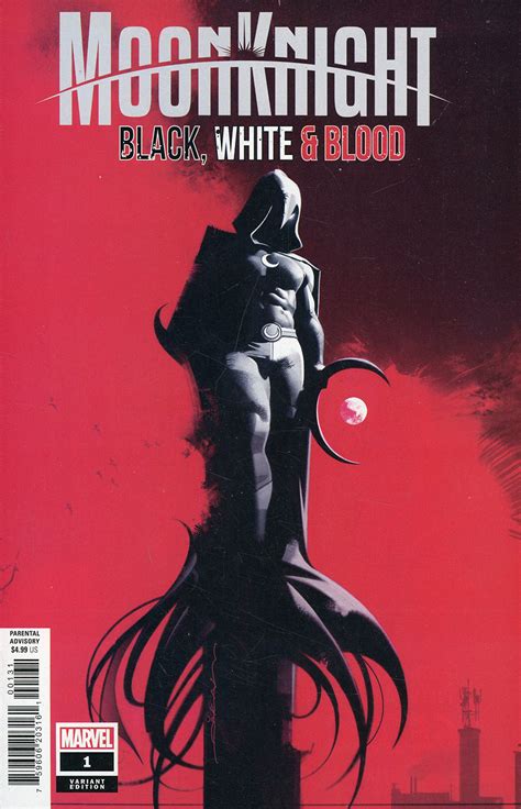 Moon Knight Black White Blood Cover D Incentive Jeff Dekal Variant