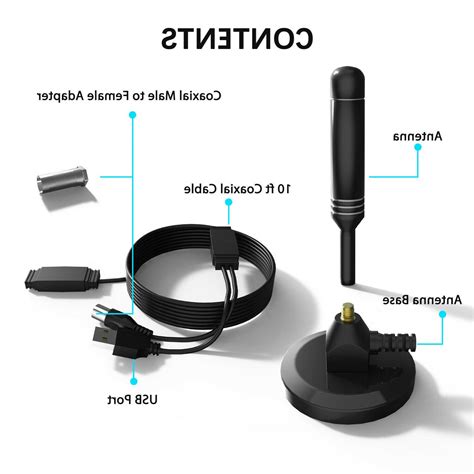 Miles Upgraded Tv Antenna Digital Hd Anten