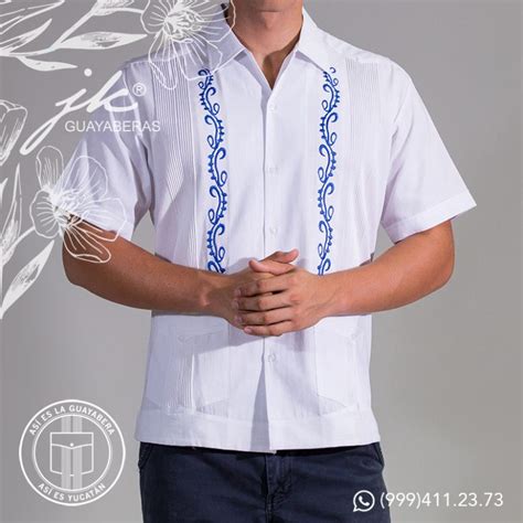 Guayabera Yucateca Para Caballero Josu Manga Larga Algod N Jk