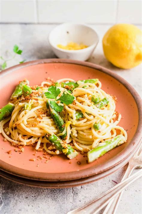 Easy Asparagus And Lemon Pasta Table For Two