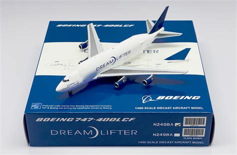 Boeing B747-400LCF Reg: N249BA Scale 1:400 JC Wings Diecast LH4176 (E ...