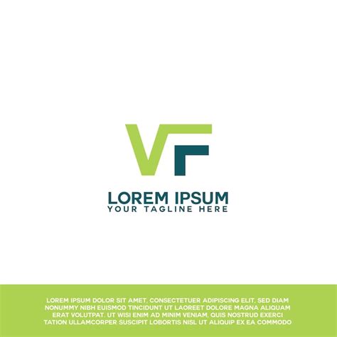 Premium Vector Letter Vf Creative Logo Design