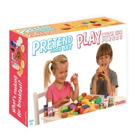 Deluxe Pretend Play Food Set, 120 Piece Set - Walmart.com