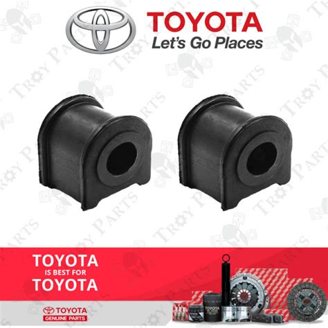 2pc Original Toyota Stabilizer Sway Bar Bush Front 48815 BZ010 For