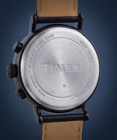 Timex Tw T Ss Chrono Fullblack Watch Watchard