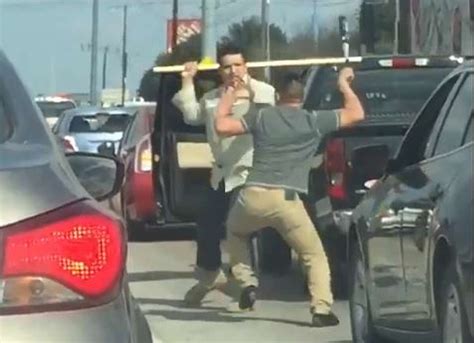 2 Texas Men Caught On Video Fighting With Weapons During Violent Road Rage Incident